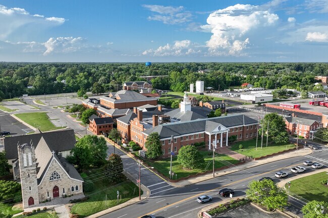 Charles County Courthouse is located in downtown La Plata.