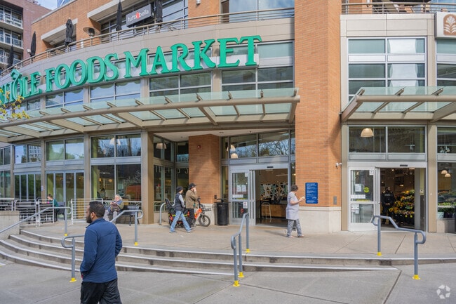 Shop for groceries at Whole Foods just five minutes from the center of Belltown.