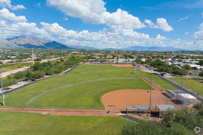 Join your first baseball team and learn the sport on the Carden of Tucson baseball diamond.