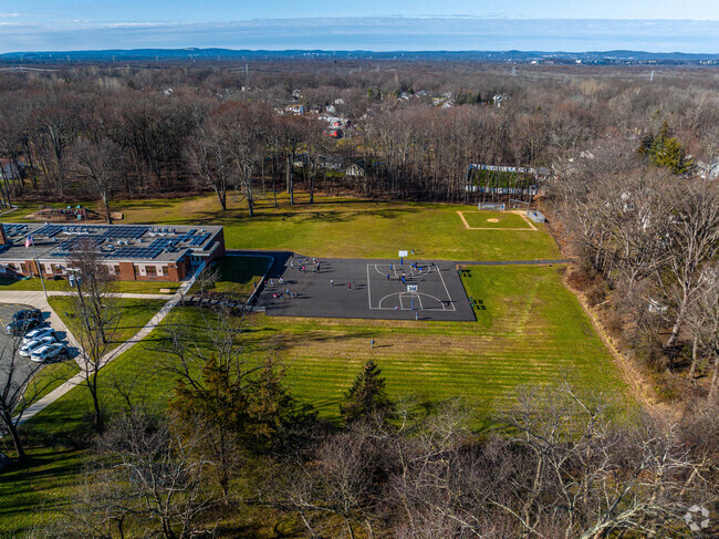 Wilson Elementary School has a large outdoor recreation area for students.