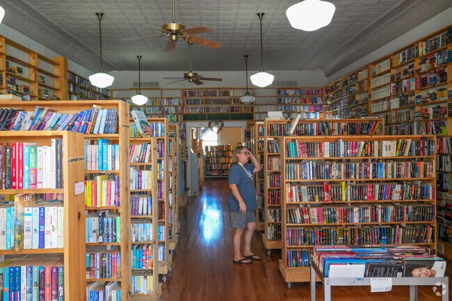 Take a look at unique books at Bookworm near Christiana Creek.