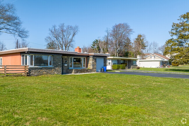 Old stone ranchers provide single story, modest living options available in Broomall.