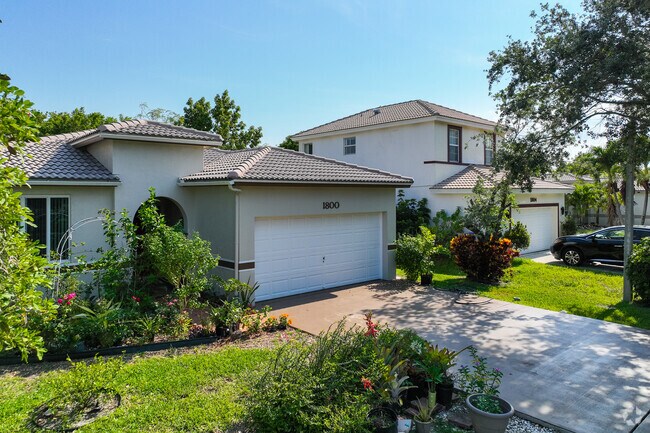 Double garages are often found in modern family homes in Northwest Pompano.