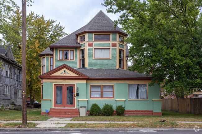 Colorful homes delight the eye as you stroll around East Central.