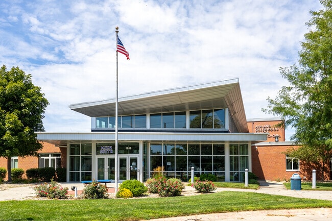 The modern architectural features of Ashland Greenwood High School add to the experience.