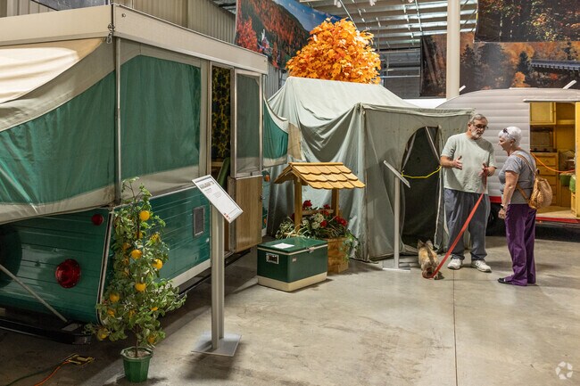 Check out vintage campers at East Jackson's RV and Motorhome Museum.