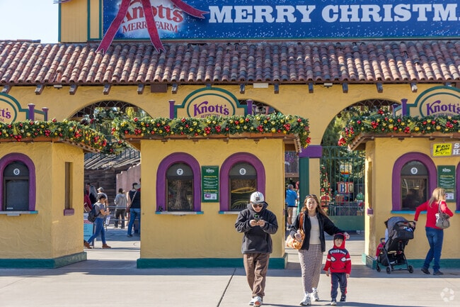 Knott's becomes Knott's Merry Farm for the Holiday Seasson.