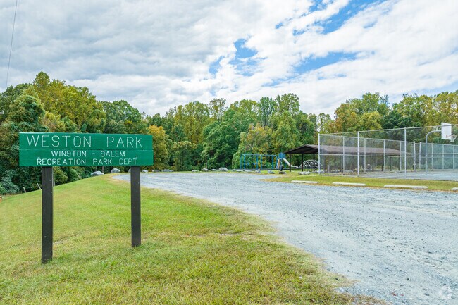 Weston Park serves the Weston neighborhood with a cricket pitch, sports fields and more.
