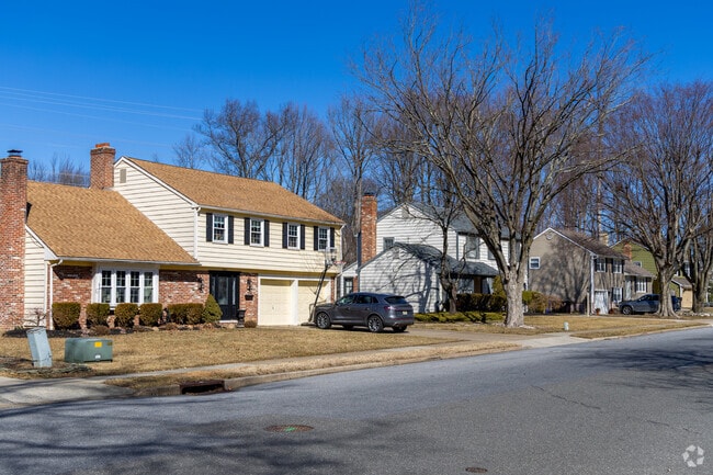 Wide streets and sidewalks make Swedes Run a great neighborhood for walking.