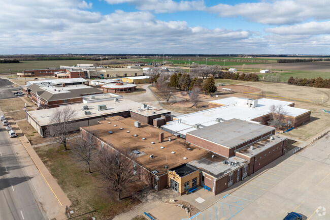 This is an aerial view of Andale Elementary/Middle School.