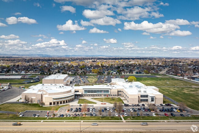 Columbia High School has a large campus.