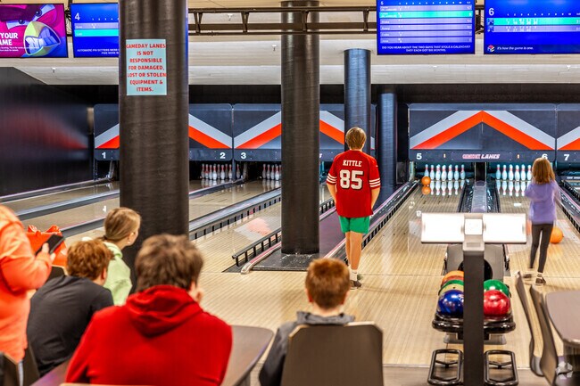 Gameday Lanes can be found below Merle Hay Mall, and offers family and glow bowling and leagues.