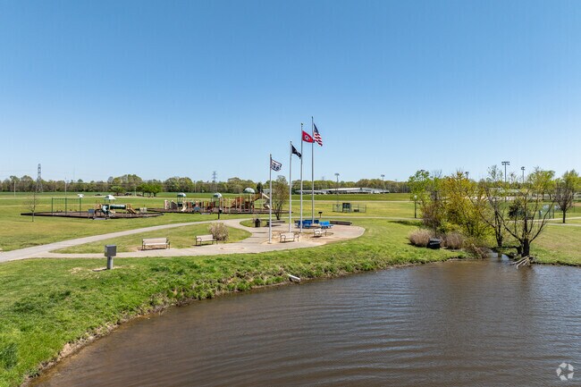 Martin Recreation Complex features several ball fields, a playgound, fishing pond, and more.