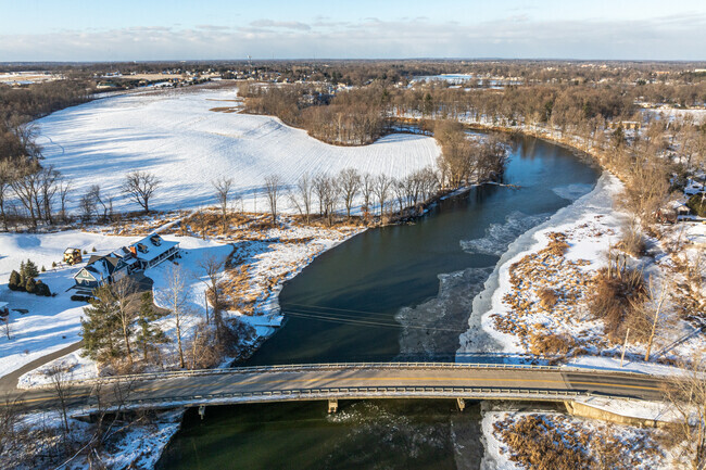 The Elkhart River is a 48.3-mile-long river that runs through Goshen, Indiana.