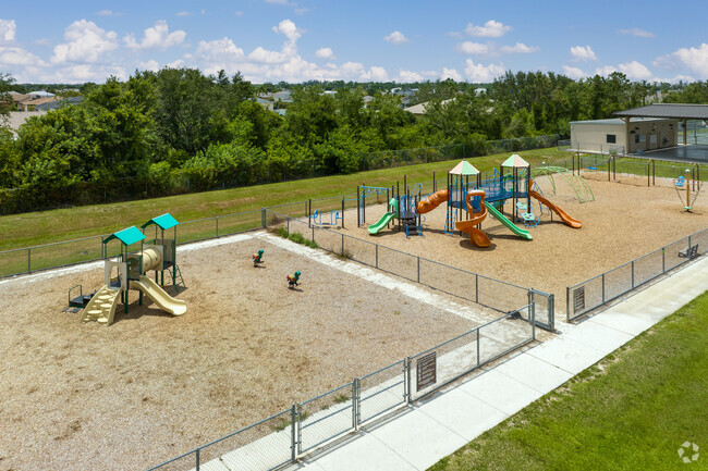 Tortuga Preserve Elementary School in Lehigh Acres has several outdoor playground for students.