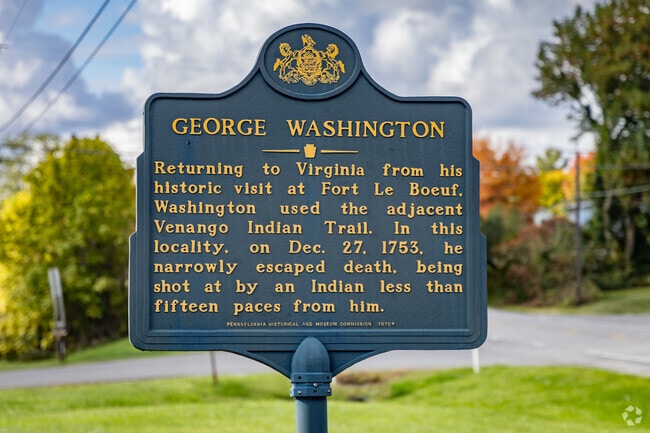 George Washington used the Indian Trail traveling through Forward Township many years ago.