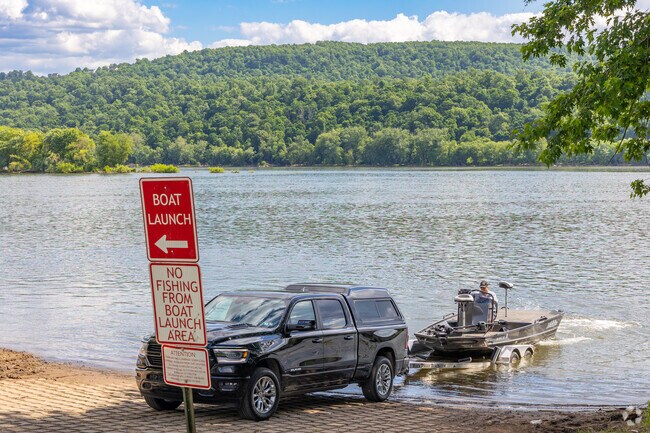 The Steelton Boat Launch near Bressler allows boaters easy access to the Susquehanna River.