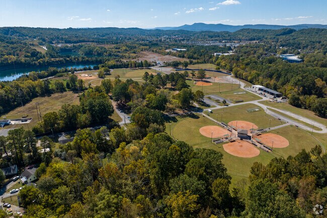 Rossville Park and Recreation Center offers ballfields and open greens.