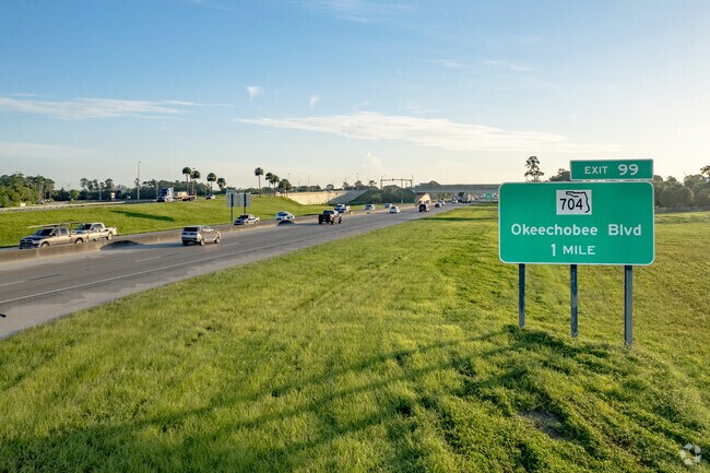Florida Turnpike provides easy access to West Gate Estates neighborhood in West Palm Beach, FL.