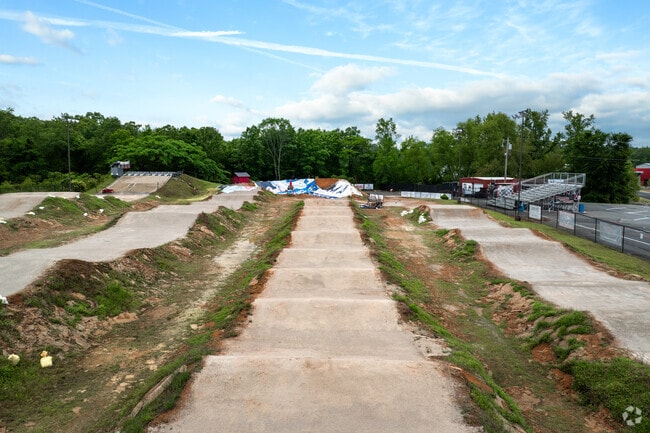 Ride your bike at Cabot BMX near the city's edge.