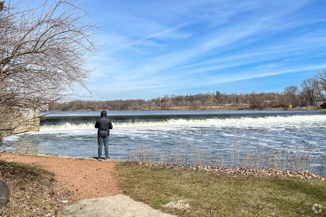 Fox River in North Aurora
