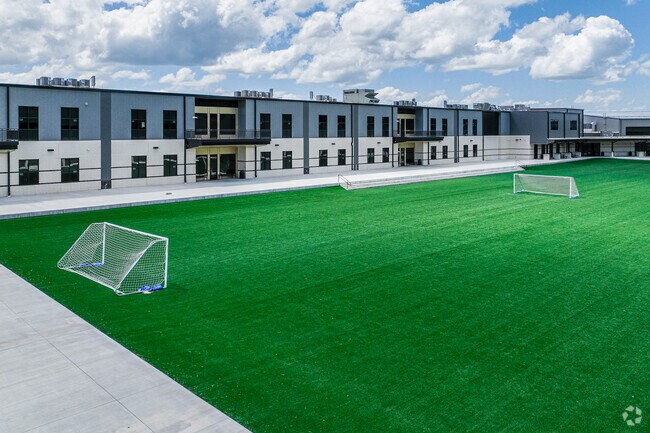 Many John Colbert Middle School students enjoy playing soccer.