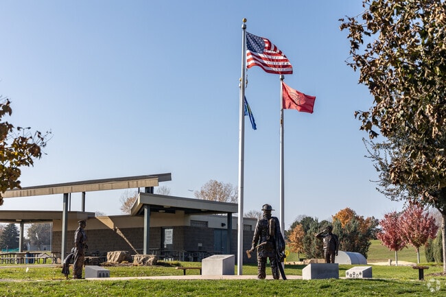 Eagan's Central Park has a memorial dedicated to public service personnel in Eagan, MN.