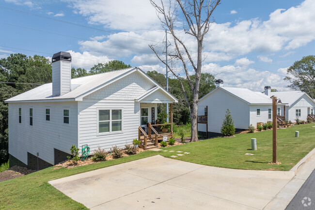 New Holland Village is home to several newly constructed ranch style homes.