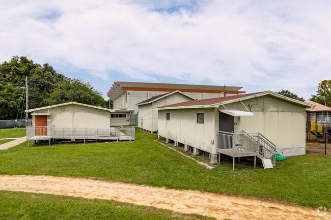 Fessenden Elementary School has updates portable classrooms for enhance education.