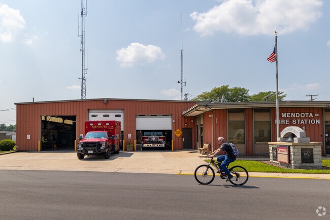 Biking is an option in Mendota, IL.