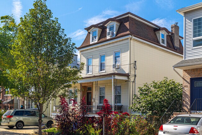 Many homes in The Heights of Jersey City feature delightful front porches.