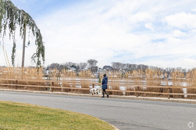 Take a walk along Shark River in Neptune City.