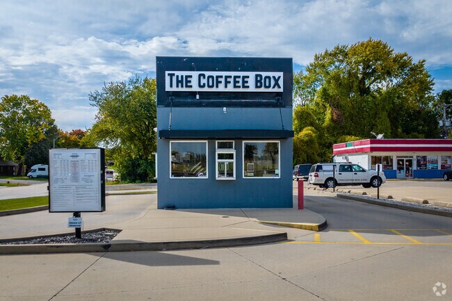 The Coffee Box in Maryville, IL, is a popular spot for coffee enthusiasts.