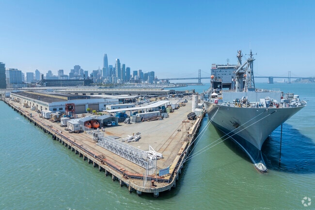 Mission Bay is home to the largest commercial shipyard in San Francisco.
