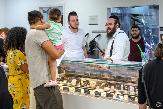 The Kosher Garage, Ellenville's first kosher cafe, offers hot food and ice cream.