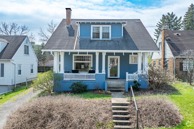 Intimate bungalow homes, such as this one, are scattered throughout Northside.