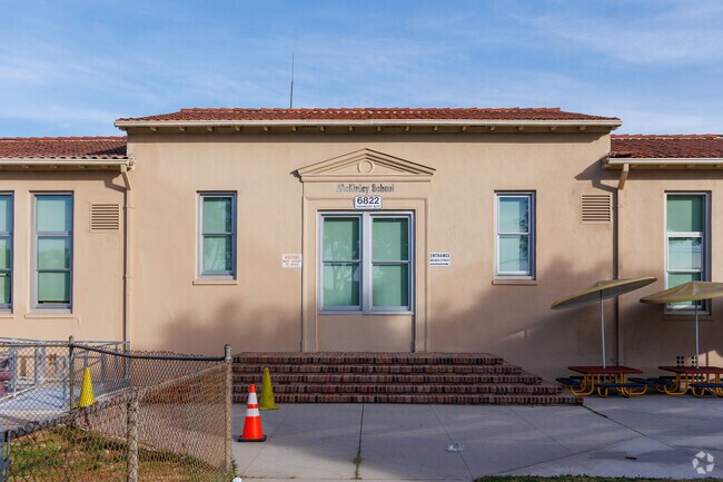McKinley Elementary main entrance in Long Beach.
