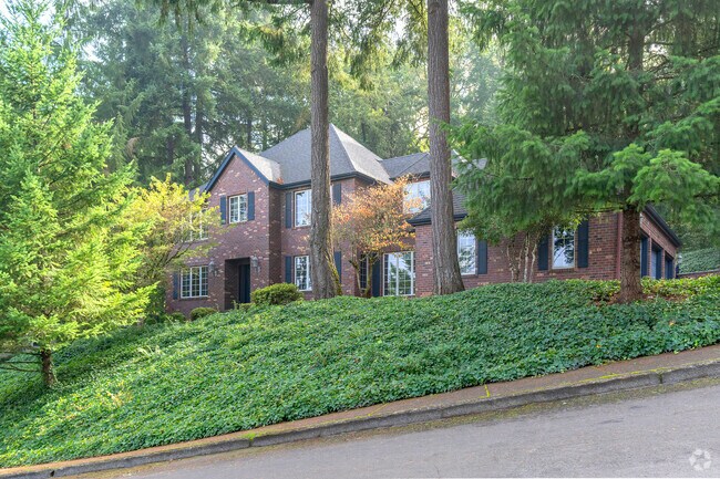 You'll find wooded Luxury Homes with views from the top of Croisan Mountain.