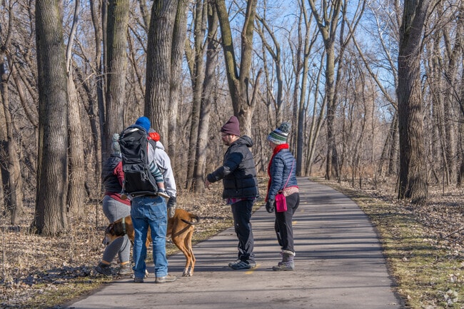 At nearly five miles long, the Bluff Trail provides quiet scenery along the Minnesota River.