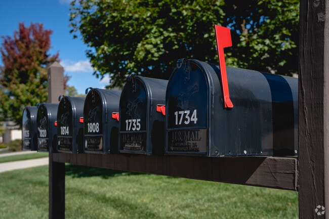 Community mailboxes are quite common in Kensington Downs.