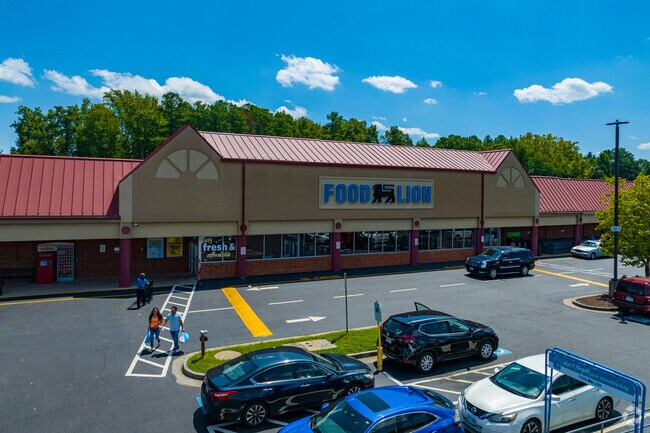 Grab groceries from the Food Lion near Highland Park.