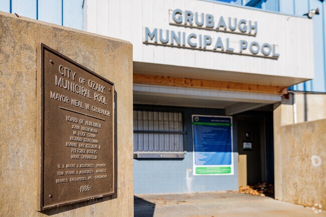 Grubaugh Park is home to the Ozark Municipal Pool.