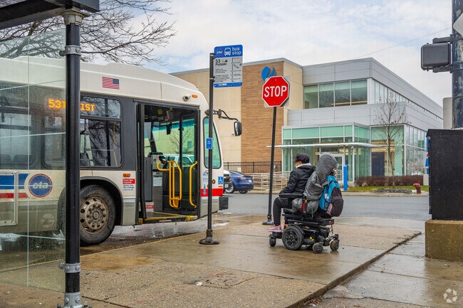 Sauganash has many CTA bus stations.