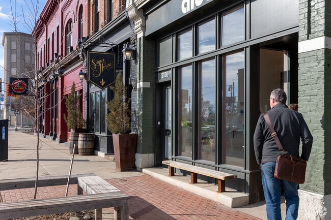 Corktown's Michigan Avenue is a great spot for bar and restaurant hopping.