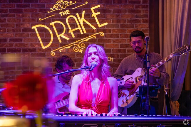 The Drake is a favorite establishment for Portafina residents, with delicious food and soulful live music.