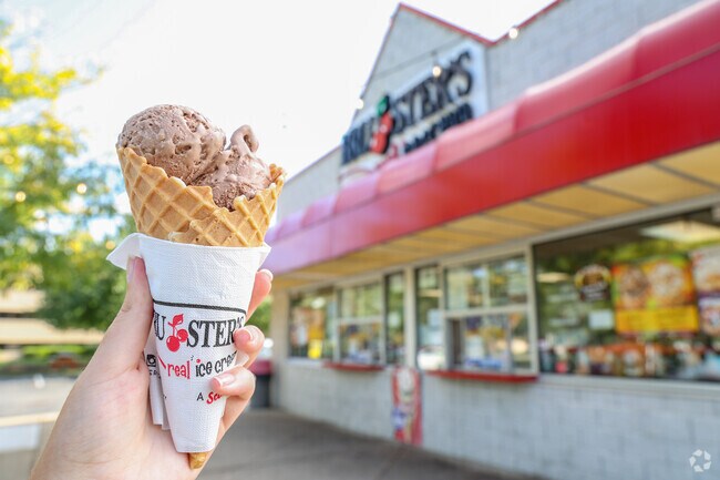 Stop at Bruster's Ice Cream for a delicious waffle cone.
