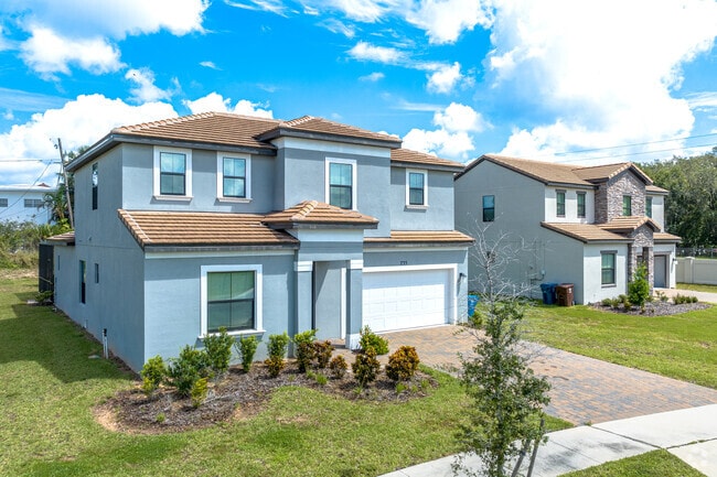 Large Contemporary homes are available in Balmoral Resort, Haines City.