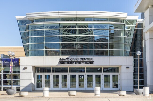 The Mayo Civic Center & Rochester Civic Theater are major event centers near Badger Hills.