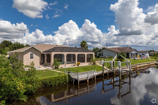 Many homes in Harbour Heights enjoy direct access to not only the Peace River, but the Gulf.