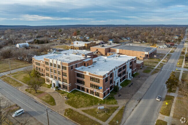 Okmulgee middle school challenges students by offering an all-encompassing curriculum.